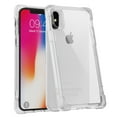 thumbnail image 2 of Shockproof Clear Designed for iPhone XS, iPhone X, [Camera & Screen Raised Edge Protection] [Air Guard Four Corner Bumper 15FT Drop Protection] [Not Yellowing] Soft Slim Silicone Case, Clear, 2 of 9