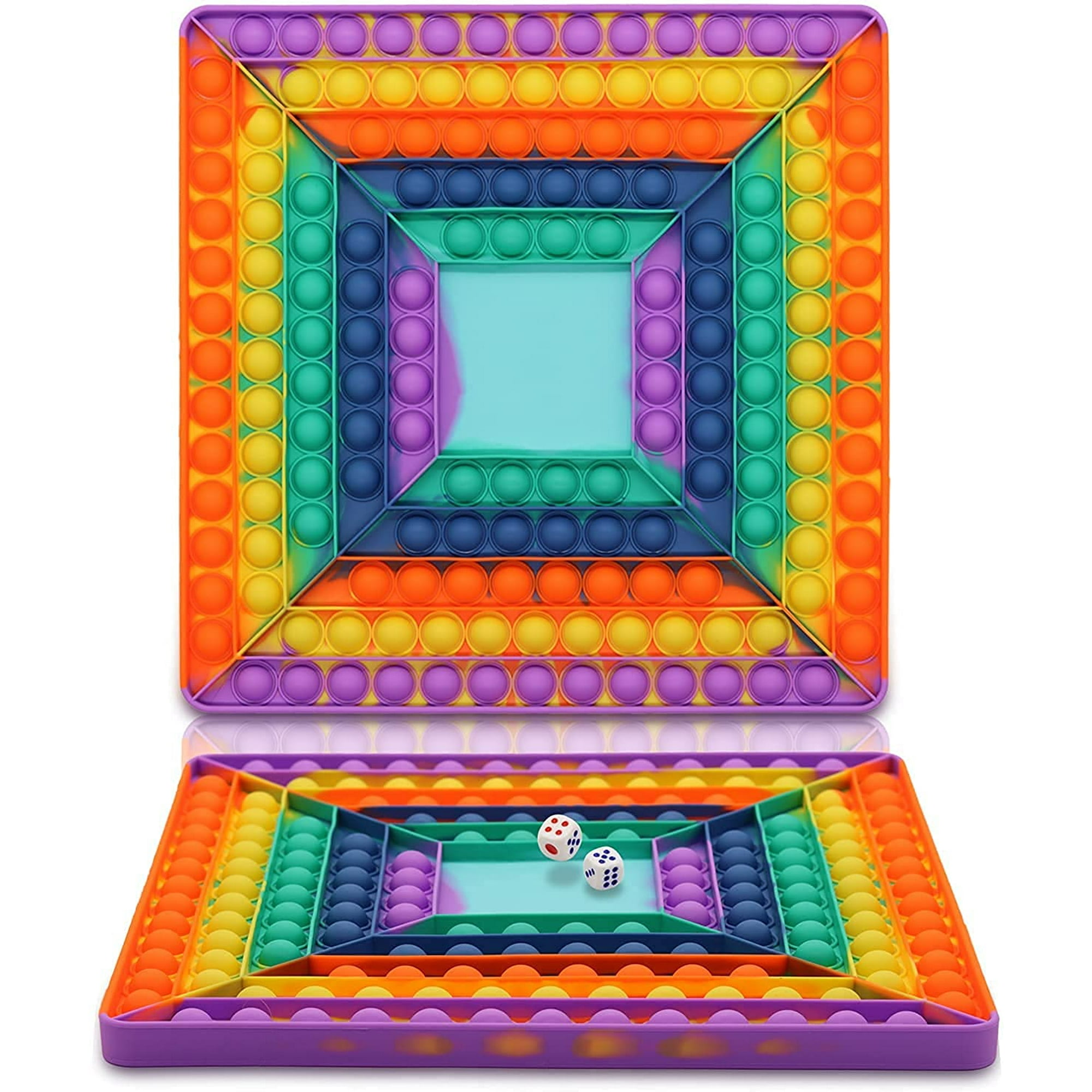 Big Pop Game Fidget Rainbow Chess Board Push Bubble Popper Fidget Sensory S  | Walmart Canada