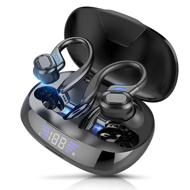 Auriculares supraaurales inalámbricos Bluetooth con cancelación de ruido negros