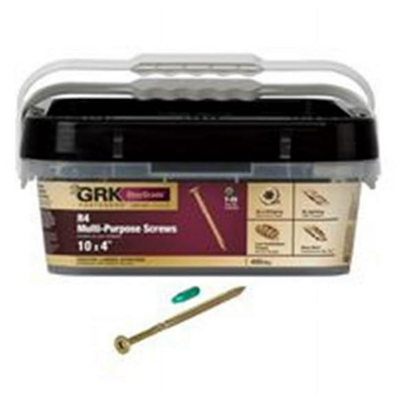 Grk Fasteners R4 Multi Purpose Framing Screws #10 X 4In 450Qty