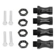 thumbnail image 4 of Adaptateur de Conversion Hexagonal d'Extension de Roue, Apparence Exquise Adaptateurs d'Entraînement de Moyeu Hexagonal de Roue pour 1/10 hors Route RC Voiture Noir, 4 of 8