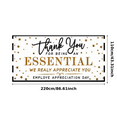 thumbnail image 3 of Decorative Design Employee Appreciation Banner Thank You Banner Essential Part of Team Banner for Corporate Events Office Celebrations Indoor Decorations, 3 of 8