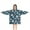 Dark Blue Princess, variant on Colorful Princess Pattern Blanket Hoodies for Kids 6-13YR Oversize Wearable Blanket Hoodies for Boys Girls Teens
