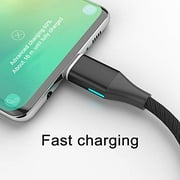 NetDot Magnetic Charging Cable, Gen10 Nylon Braided Magnetic Phone Charger Compatible with USB-C,Type C Devices and Phones(3.3ft/1 Pack Black)