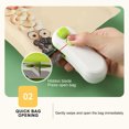 thumbnail image 4 of B Mini Food Sealer For Plastic Bags With Data Cable And Instruction Manual Portable And Easy To Use For Fresh Keeping Of Snacks And Household Items Includes Multiple Accessories 4Pc 0.22 L, 4 of 7