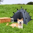 thumbnail image 4 of Pet Tent under $5! CQCYD Indoor Outdoor Pet Tent, Enclosed Cat and Dog Bed with Ground Stakes, Portable Pet House for Small Animals, 4 of 9