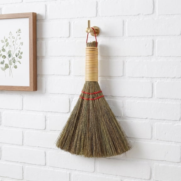 TABLZONE Multi-Color Handheld Corn Straw Broom - , Versatile Cleaning Brush for Home and Office Use