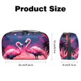 thumbnail image 5 of Flamingo Waterproof Oxford Cloth Charger Pouch Storage Box PC Case Cable Box Organizer Kitchen Cord Organizer 5.9x9.44x3.14 in, 5 of 6