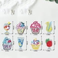 thumbnail image 2 of 8pcs Diamond Painting Keychain Kit Mini Cake DIY 5D Sparkling Rhinestone Pendant Craft Set Perfectly Suited for Bags, Keys, or Gift Making, 2 of 7