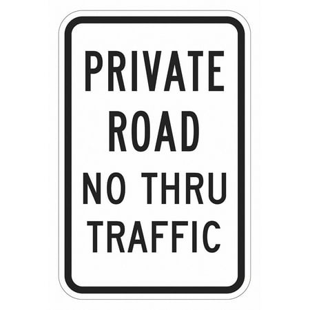 

Lyle Private Road Traffic Sign 24 x 18 T1-1019-EG_18x24 T1-1019-EG_18x24 ZO-G5201968