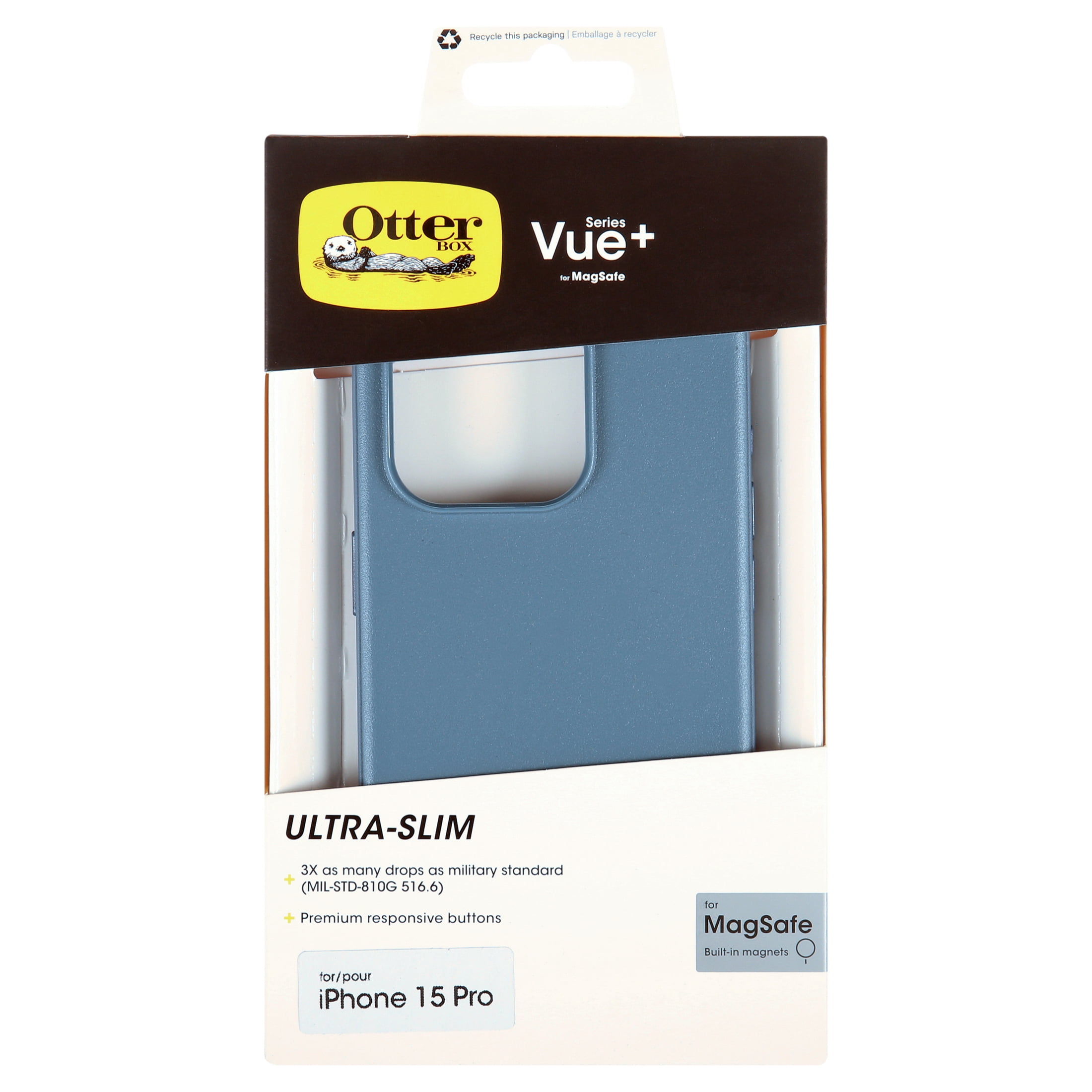 OtterBox Vue+ Series Case for MagSafe for Apple iPhone 15 Pro - Bluetiful