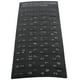 thumbnail image 3 of Etiqueta engomada del teclado, etiqueta de teclados de idioma de fondo negro a prueba de polvo letra blanca a prueba de agua para computadora portátil de 10 a 17 pulgadas para, 3 of 8