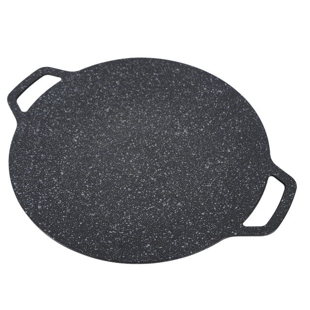Placa Antiadherente Para Parrilla De Barbacoa Coreana, Plancha Redonda De Aluminio Para Huevos Cocidos, Filetes De Pollo Con Aislamiento Térmico, Revestimiento De Piedra Maifan