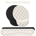 thumbnail image 4 of Alfombrilla de Ratón y Reposamuñecas para Teclado G JGOO Ergonómica Beige, 4 of 8