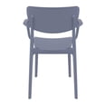 thumbnail image 5 of Compamia Loft Dining Arm Chair in Dark Gray, 5 of 6
