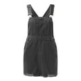 thumbnail image 5 of Asqwmvz Denim Skirt Men's Women's American Flag Denim Bib Overall Shorts Romper Independence Day Clothes Slip Skirt Grey, 5 of 5