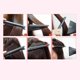 thumbnail image 2 of 3 peines en forma de V de plástico para alisar el cabello, peine de peluquería para mujeres., 2 of 6