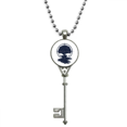 thumbnail image 1 of Estrellas Creek Forest Art patron Colgante Collar Vintage Llavero Plata Joyas Unbranded M, 1 of 3
