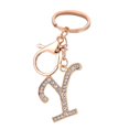 thumbnail image 2 of CNKOO Key Chain 26 Letters Rhinestone Unisex Compact Long Lasting Key Ring Bag Decoration, 2 of 8