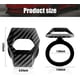 thumbnail image 2 of Car Engine Start Button Cover, Universal One-touch Car Engine Start Button Cover, Car Interior Accessories, Suitable for Car,SUV (Carbon Fiber), 2 of 5