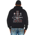 thumbnail image 4 of JH Design Men's Dodge Charger 2-Sided Pullover Hoodie Collage Logos Design, 4 of 6