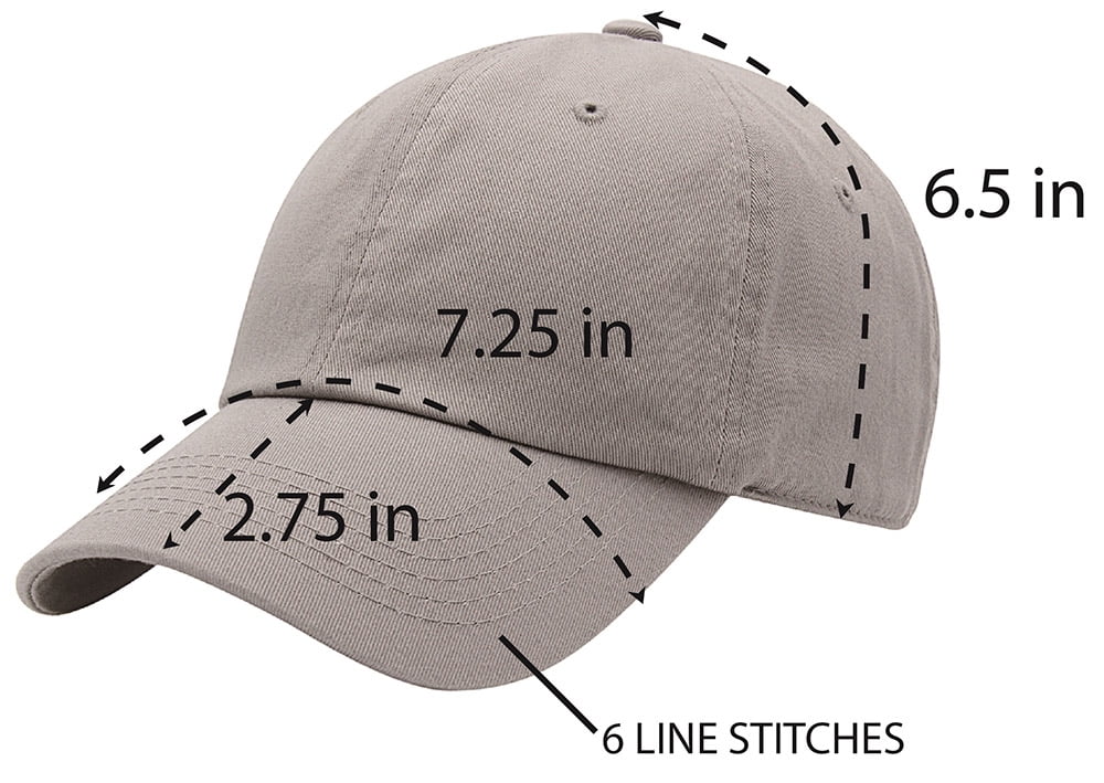 Dark Brown buckle closure unisex casual cotton basic baseball cap