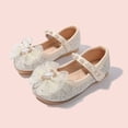 thumbnail image 2 of B91xZ Chaussures pour Tout-Petits Filles Ballerines Rentrée Scolaire Chaussures de Princesse Mariage, 1.5, 2 of 5