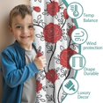 thumbnail image 3 of Blackout Kids Curtains,Pioneer Flower Floral Print Pattern Childrens Insulated Curtains Set Of 2,Bedroom Essentials,Toddler Room Decor 42"x54", 3 of 5