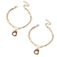 thumbnail image 1 of Pulsera navideña para mujer y niña, pulseras navideñas, regalos de año nuevo, joyas, 1 of 5