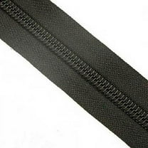 #5C YKK Nylon Zipper Tape By The Yard - 2 Colors (Black)