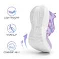 thumbnail image 4 of EUXTERPA Girls Sneakers Kids Lightweight Running Shoes Children Casual Lace-up Walking Sports Tennis Shoes, Purple, Size 13, 4 of 8