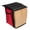 Red/10-18"/1 Count, variant on Restaurantware Insulated Pizza Bag, 19x19x23 Inch Pack of 1 Red Polyester Delivery Bag, Insulated Carriers Extra Large Holds Upto 10 18" Large Pizzas, Machine Washable Catering Container