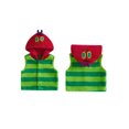 thumbnail image 2 of RUINIXCW Toddler Baby Boy Girl Caterpillar Costume Warm Fleece Vest Jacket Fall Winter Clothes Striped Sleeveless Fuzzy Hooded Vest Jacket Coat Top, 2 of 9