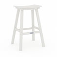 thumbnail image 3 of Bailey White HDPE Farmhouse Bar Stool-Set of 2, 3 of 8