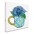 thumbnail image 2 of Trademark Fine Art 'Floral Teacups III' Canvas Art by Beth Grove, 2 of 3