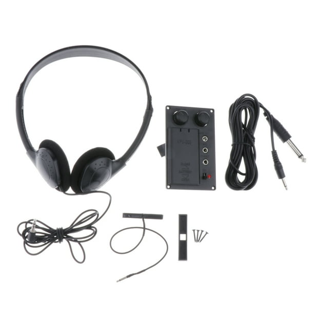 Sistema de recolección piezoeléctrico de violín con piezas de bricolaje piezoeléctricas para cable de auriculares