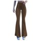 thumbnail image 2 of MKLEKYY Pantalones deportivos mujer 2021 pantalones casuales para mujer diseño callejero sentido acampanado pantalones de Yoga ajustados, 2 of 3