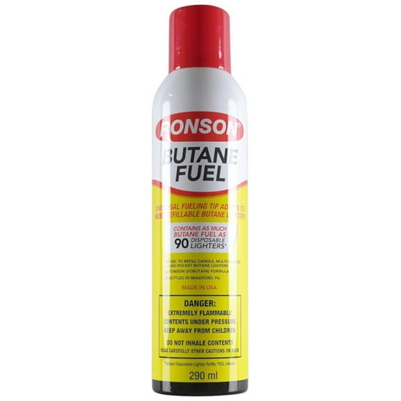 Ronson Multipurpose Lighter Refill Butane Fuel 290 mL Pack of 2