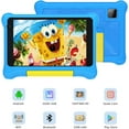 thumbnail image 2 of Tablette pour Enfants 7 Pouces, Android 12 Go Quad Core, 2 Go RAM + 32 Go ROM, Extension 128 Go, Écran HD, Wi-Fi, Tablette pour Enfants avec Contrôle Parental - Bleu, 2 of 5