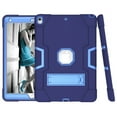 thumbnail image 5 of Case for 2019 iPad Air 3 10.5/2017 iPad Pro 10.5 inch, Kickstand Shockproof Kids Proof Case Heavy Duty High Impact Resistant Hybrid Three Layer Rugged Defender Full Body Protection Case, Blue, 5 of 7