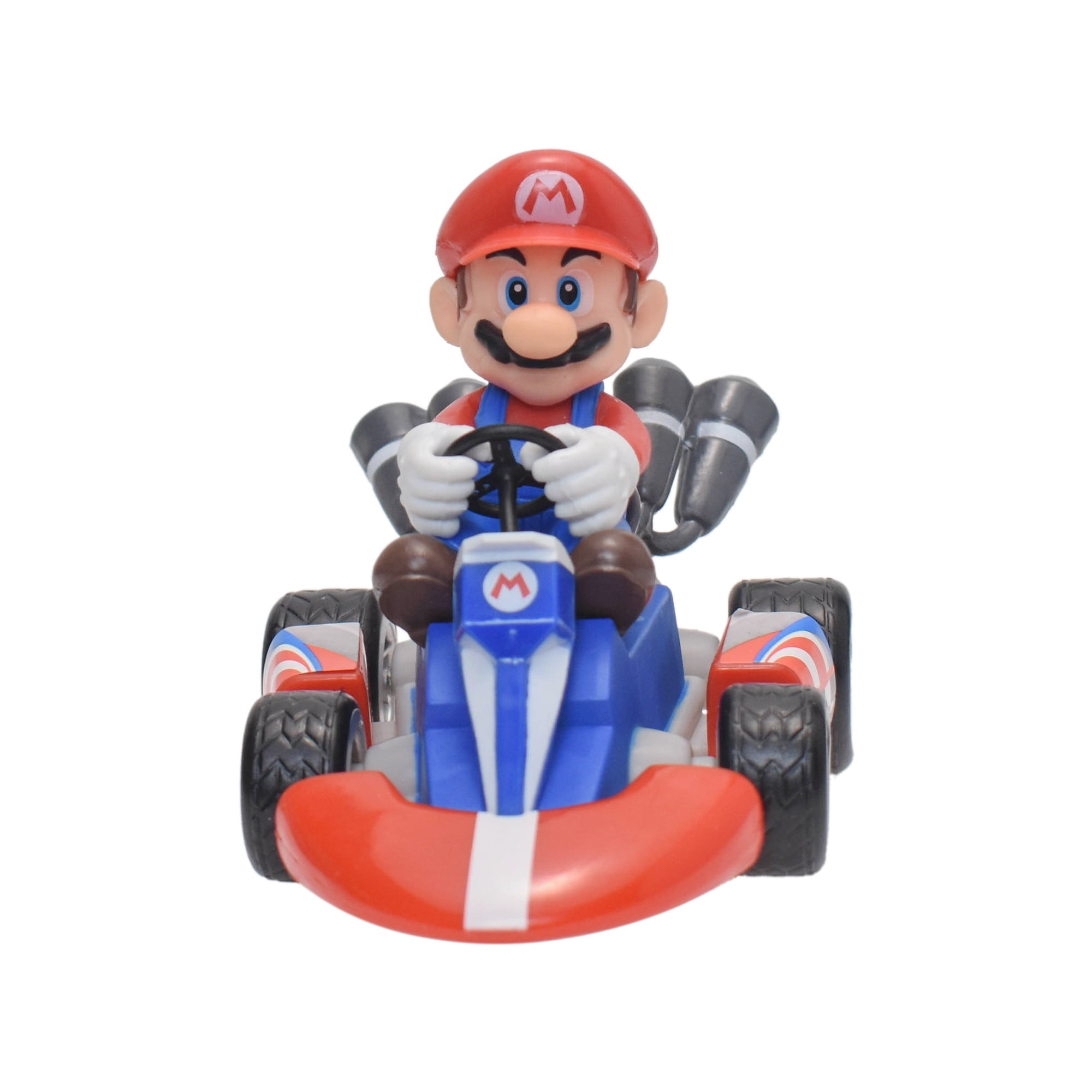 Soplay Super Mario Pull Back Car 4" Mini Mario Racer Anime Action