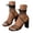 a-Black, variant on Women's Chunky Heels Strappy Trendy Dressy Party Shoes Square Toe Block Heel Sandals Ladies Tie Up Summer Heeled Shoes Orange 6.5