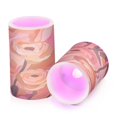 thumbnail image 7 of Yayeee Flameless Candles with Remote Flickering Battery Operated Multi Color Changing, Abstract Orange Flowers, 7 of 7