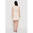 thumbnail image 3 of Women's Ruched Side Boat Neck Mini Dress, 3 of 3