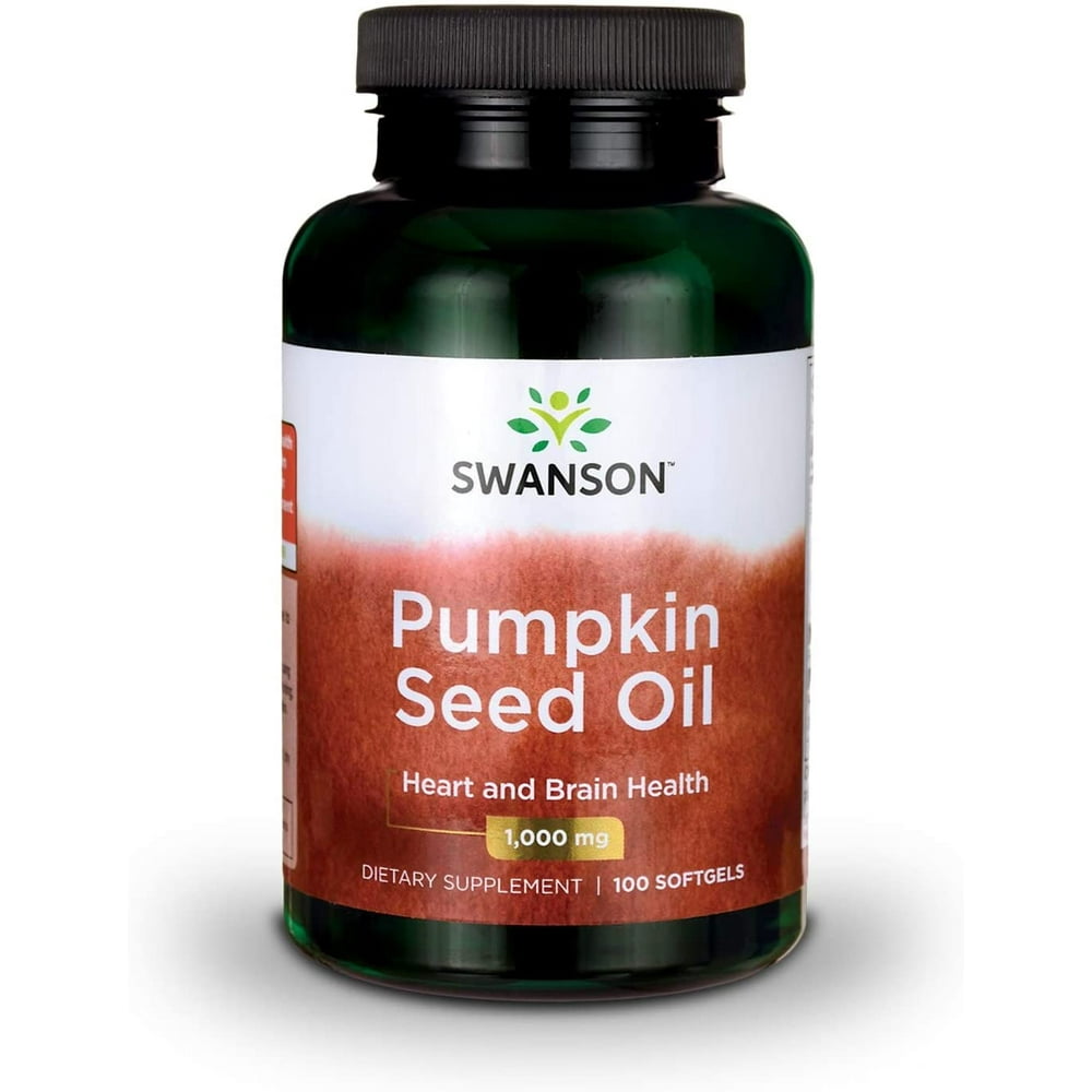 Swanson Pumpkin Seed Oil Brain Health Cardiovascular Support High
