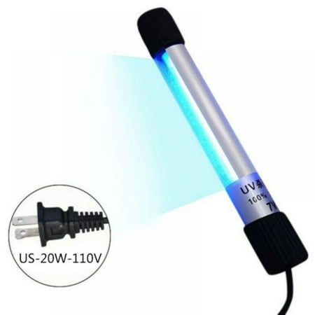 

UVC Lamp Ozone Free UV Light Bulb 253.7nm wavelength for Closet/Cabinet/Bathroom with on/Off Switch Cord and Plug 110V 11W