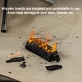thumbnail image 3 of ZheElen Fire Pits Rig Flame Retardant BBQ Mat For When using All Surfaces Fire Pits Grill Mat - BBQ Fireproof Heat, 3 of 6