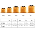 thumbnail image 3 of 5 Pack Waterproof Dry Sacks, Lightweight Outdoor Dry Bags Ultimate Dry Bags for Rafting Boating Camping (1.5L, 2.5L, 3.5L, 4.5L, 6L), 3 of 7