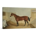thumbnail image 1 of ARTCANVAS William Orde's Bay Filly Beeswing in a Stable Canvas Art Print by J.F. Herring Senior - Size: 18" x 12" (0.75" Deep), 1 of 9