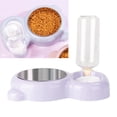 thumbnail image 4 of double puppy Bowls Pets Water and Food Bowl Set Pet Bowls Dish, Water Feeder with Automatic Water Bottle for Small Aniamls Rabbits Cats Dog, 4 of 8